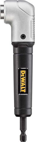 DEWALT Impact Ready 1.5 in Right Angle Drill Attachment, Magnetic Compact Ergonomic 90 Degree Drill Adapter (DWARA120) | Compact 1.5 in Footprint, Metal-Gear Case, Impact-Rated, Fits 1/4 in Internal-Hex Drivers, Magnetic Fastener Retention in Kuwait