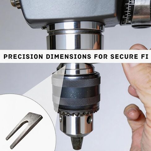 JT3/JT33 Drill Chuck Removal Wedge Set, 2-Pack Heavy-Duty Alloy Steel Wedge Tool Kit, HRC 45+ Hardness, 2" Length for Removing Keyless Chucks from Drill Press & Lathe in Saudi Arabia