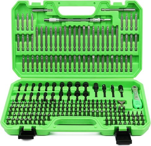SWANLAKE 232-Piece Ultimate Screwdriver Bit Set, Cr-V Impact Driver Bit Set, Includes Security Bits, Nut Driver, Ratchet Wrench and Bits Holder in Kuwait