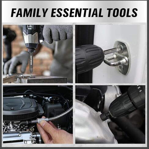 SWANLAKE 232-Piece Ultimate Screwdriver Bit Set, Cr-V Impact Driver Bit Set, Includes Security Bits, Nut Driver, Ratchet Wrench and Bits Holder in Kuwait