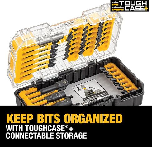 DEWALT Screwdriver Bit Set, 40 Pcs. Impact Ready, FlexTorq Impact Driver Bit Set with Storage Case (DWA2T40IR) in Kuwait