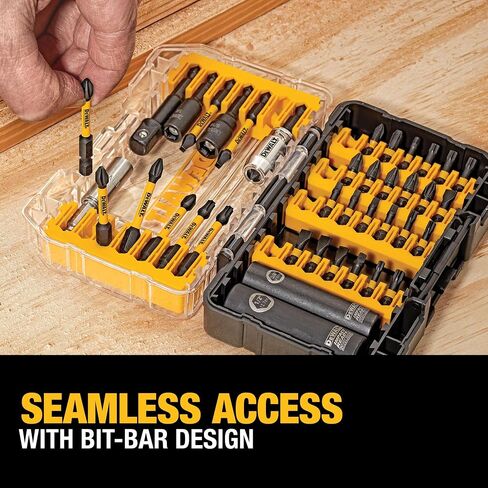 DEWALT Screwdriver Bit Set, 40 Pcs. Impact Ready, FlexTorq Impact Driver Bit Set with Storage Case (DWA2T40IR) in Kuwait