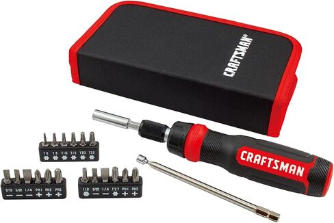 CRAFTSMAN Ratcheting Screwdriver, Multibit Set, 26-Piece (CMHT68001) in Kuwait