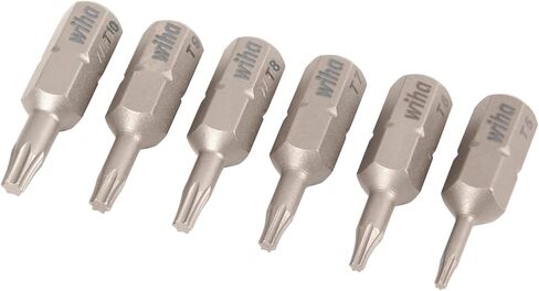 Wiha 71570 6 Piece Torx Insert Bit Set - T5 - T10 x 25mm | bike-hand-tools in Kuwait