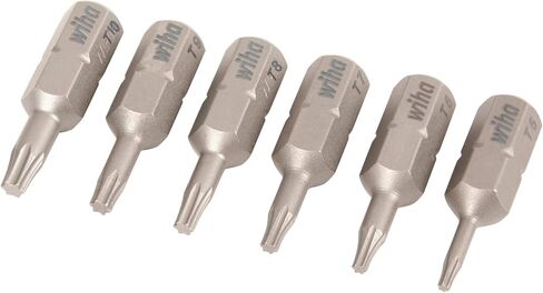 Wiha 71570 6 Piece Torx Insert Bit Set - T5 - T10 x 25mm | bike-hand-tools in Kuwait