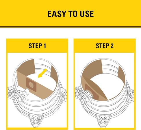 3 Pack STANLEY Filter Bag 19-3100, for 5-8 Gallon Wet/Dry Vacuum, Compatible with STANLEY SL18115 SL18115P SL18116 SL18116P SL18117 SL18701P-10A SL18410P-5A SL18410-5B and Porter-Cable PCX18406-5B in Kuwait