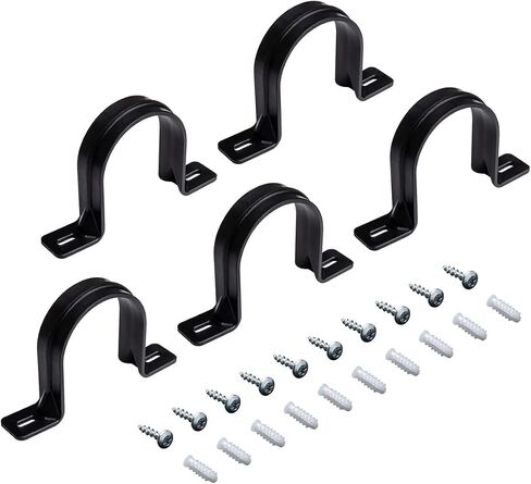 POWERTEC 70343 Hangers for 4" Dust Collection Hose, Pipes and Dust Collection Fittings with Mounting Screws, 5 PK in Kuwait