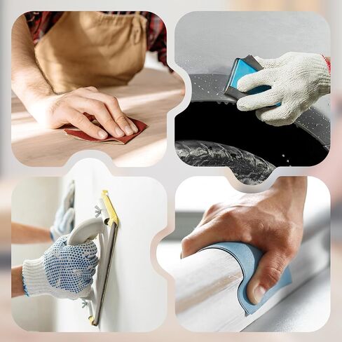 24PCS Sandpaper Assortment 12 Grits Wet Dry Sandpaper Sheets,Silicon Carbide Sanding Paper 120 to 3000 Grit Fine Sandpapers and Coarse Sand Paper for Metal, Wood Furniture and Automotive (9x3.6 Inch) in Kuwait