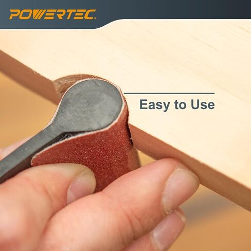 POWERTEC 71441 Flexible Contour Sanding Grips Set w/ 3 Flexible Foam Pads and 6 Profile Grips for Sanding Convex and Concave Profiles in Kuwait