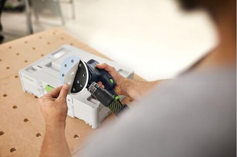 Festool 578193 Granat 5-Inch (125mm) Abrasive Systainer³ SYS-STF D125 GR-Set | 125 mm sandpaper assortment P60-P220, for random orbital sanders, in Systainer M 112, ideal for VOC paints and hardwood in Kuwait