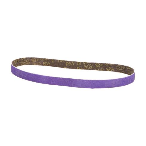 3M Cubitron II File Belt, 33446, 80+ Grit, 1/2 in x 18 in, File Belts, Resin Bonded, Spot Weld Removal, Pack of 10 | 10 File Belts, Resin Bonded, Spot Weld Removal in Kuwait