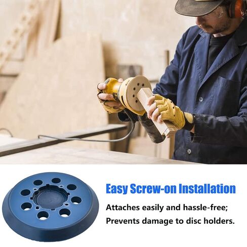 2 Pack Hook and Loop 5 Inch 8 Hole Replacement Sander Pad for CMCW220B & CMEW231 Random Orbit Sander in Kuwait