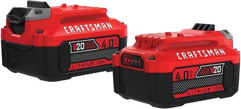 CRAFTSMAN V20 4Ah Lithium Ion Power Tool Battery 2-Pack (CMCB204-2) in Kuwait
