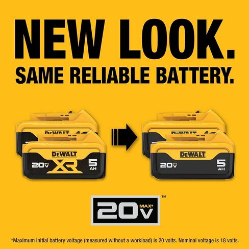 DEWALT 20V MAX 5 Ah Lithium Ion Battery 2-Pack (DCB205-2) in Saudi Arabia