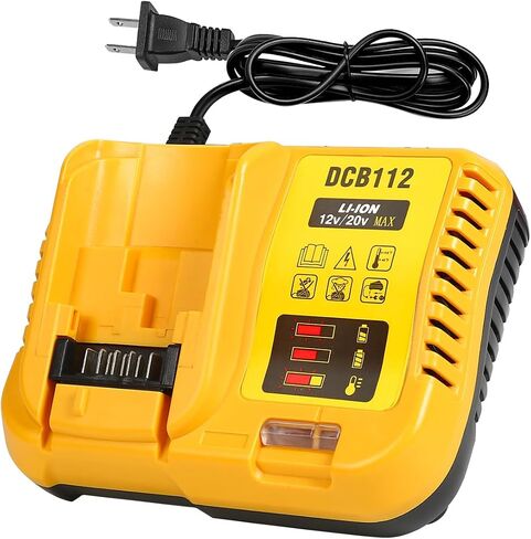 Lenoya DCB112 12V/20V Battery Charger Compatible with Dewalt 12V/20V Max Battery DCB202 DCB203 DCB125 DCB127 in Kuwait