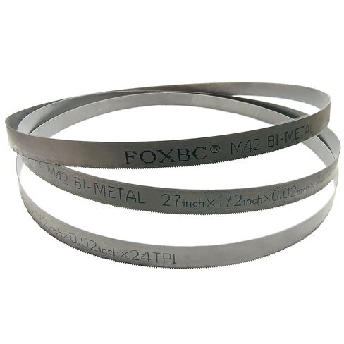 FOXBC 27 Inch Bandsaw Blades 24 TPI for DeWalt DCS377, Milwaukee Portable Band Saw Blade, 27" x 1/2" x .020" 24 TPI - 3 Pack in Kuwait