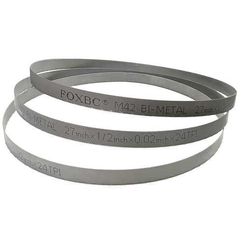 FOXBC 27 Inch Bandsaw Blades 24 TPI for DeWalt DCS377, Milwaukee Portable Band Saw Blade, 27" x 1/2" x .020" 24 TPI - 3 Pack in Kuwait