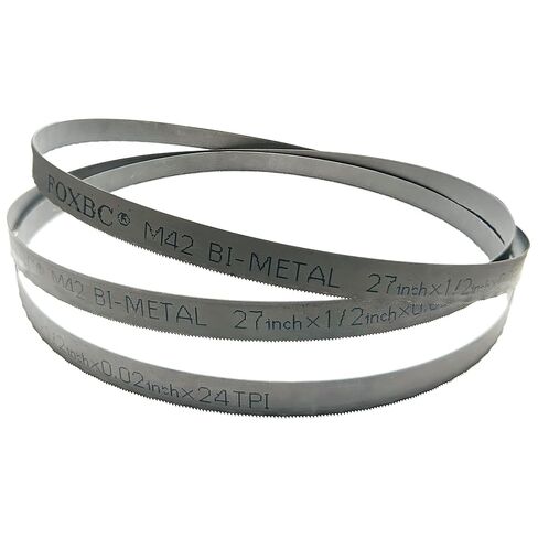 FOXBC 27 Inch Bandsaw Blades 24 TPI for DeWalt DCS377, Milwaukee Portable Band Saw Blade, 27" x 1/2" x .020" 24 TPI - 3 Pack in Kuwait
