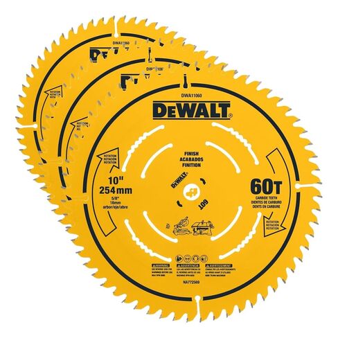 DEWALT Table Saw Blade, 10", 40 Tooth, with Fine Finish, Ultra Sharp Carbide (DWA11040) in Kuwait