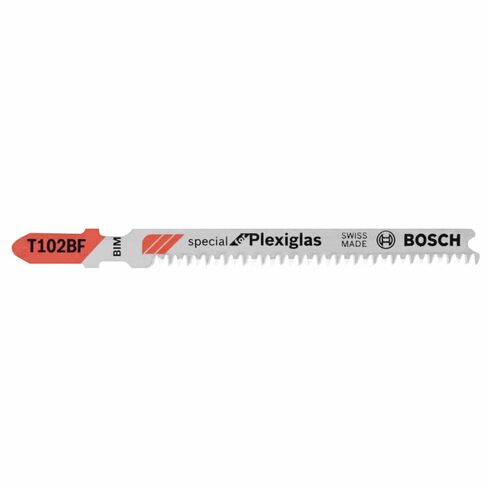Bosch T102BF 3 pc. 3-5/8 in. 13 TPI Clean for Plexiglas T-Shank Jig Saw Blades in Kuwait