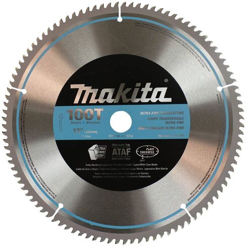 MAKITA 12" X 1" 100T MICRO POLISHED MITER SAW BLADE, A-93734 , Silver in Kuwait