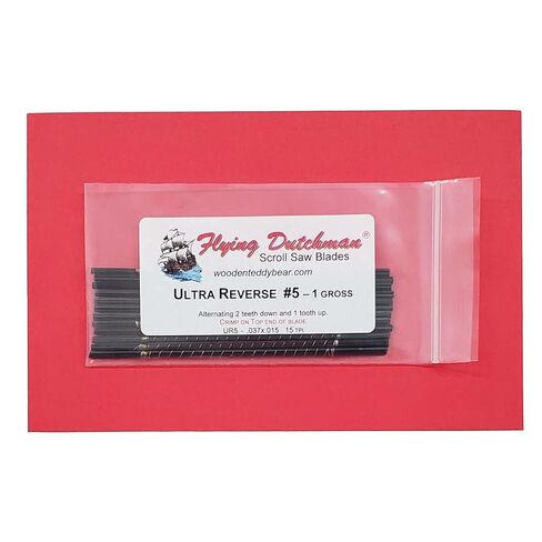 Ultra Reverse #5 Blade Pack 72 pc—Flying Dutchman Pinless Scroll Saw Blades in Kuwait