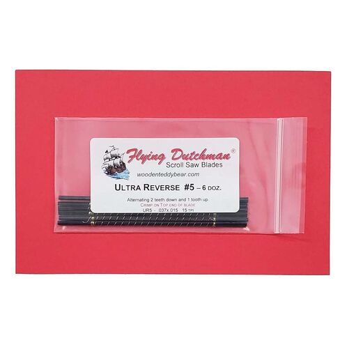 Ultra Reverse #5 Blade Pack 72 pc—Flying Dutchman Pinless Scroll Saw Blades in Saudi Arabia