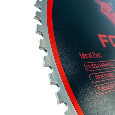 FOXBC 14 Inch Metal Steel Cutting Saw Blade 66 Tooth for Evolution 14 Inch Chop Saw and Other, Cermet Carbide Up to 5X Longer Life in Kuwait