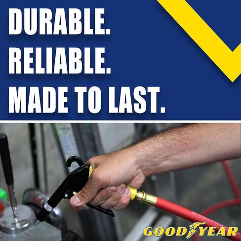 Goodyear 50' x 3/8" Hybrid Air Hose - 300 PSI - Kink Free - Made in USA in Kuwait