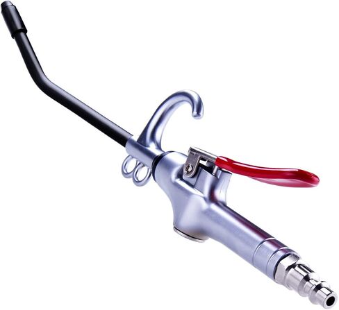 High Volume Air Blow Gun Alluminum Rubber Guard Air Flow Nozzle,Industrial Household Air Blower Gun,Pneumatic Air Compressor Accessories Dust Cleaning Tool in Kuwait