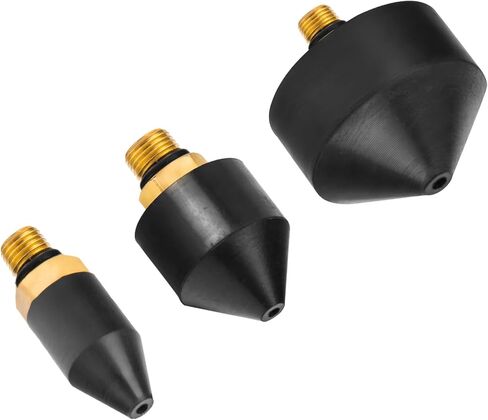 3PCS 1/8-Inch Rubber Tip Set for Air Blow Gun in Kuwait