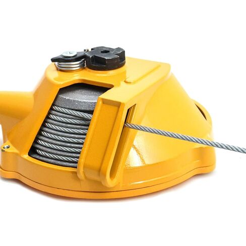 QWORK Spring Balancer, 7-11lbs(3-5kg) Retractable Balancer with 5 Ft Long Wire Rope and Hook, Retractable Spring Tool Hanging Holding Equipment in Kuwait