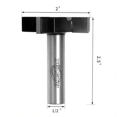 CNC Spoilboard Surfacing Router Bit 1/2" Shank, Slab Flattening Router Bit Carbide Planer Router Bits Wood Milling Cutter Planing Tool Woodworking Tools By BINSTAK in Kuwait