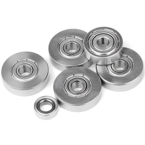 Wolfride Rabbet Router Bit Bearings Replacement Bearings for Router Bits | Inner Dia. 3/16" & Outer Dia. 3/8", 1/2", 5/8", 3/4", 7/8", 1", 1-1/8" in Kuwait