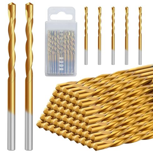 50Pcs 1/8 Inch Spiral Drywall Router Bits Set -Brocas para Drywall High Speed Steel Drywall Cutting Bit Kit with Guide Point for Drywall Cutout Tool in Kuwait