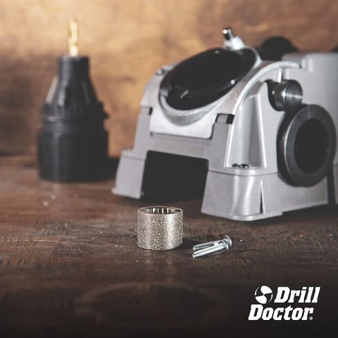 Drill Doctor DD750X Electric Drill Bit Sharpener, 3/32-3/4" High-Speed, Portable - Steel, Masonry, Carbide, Cobalt, Tin-Coated Bits, Adjustable Angles in Kuwait