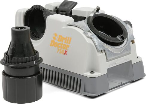 Drill Doctor DD750X Electric Drill Bit Sharpener, 3/32-3/4" High-Speed, Portable - Steel, Masonry, Carbide, Cobalt, Tin-Coated Bits, Adjustable Angles in Kuwait