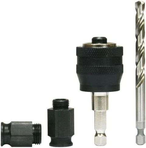 Diablo Snap - Lock Plus Mandrel System - for Fast and Efficient Hole Saw Mounting - 3/8" Hex Shank - DHSAR375 in Kuwait