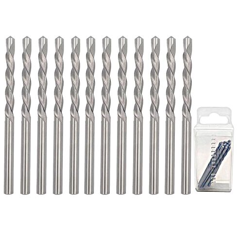 12 Pieces 1/4 Inch Drywall Cutting Tools Guide Point Cutting Bits,HSS65(M2) Materials Drill Bits, Cutting Drywall, Used for with Spiral Saw and Power Tools in Kuwait