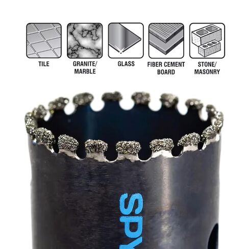 Spyder Carbide Tip Pilot Bit with Arbor Adapter for Diamond Edge Hole Saws in Kuwait