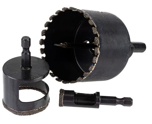 Spyder Carbide Tip Pilot Bit with Arbor Adapter for Diamond Edge Hole Saws in Kuwait