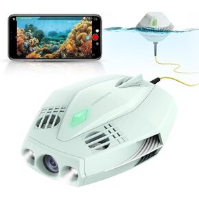 Chasing Dory Underwater Drone - Palm-Sized 1080p Full HD Underwater Drone with Camera for Real Time Viewing, APP Remote Control Purple (Lightpurple) in Kuwait