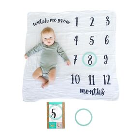 Kate & Milo Monthly Baby Milestone Blanket in Saudi Arabia