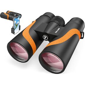 15x55 UHD Binoculars for Adults High Powered with Phone Adapter - Large View, BAK4 Prism, Waterproof, Lightweight for Bird Watching, Hunting, Cruise, Travel, Camping (Green) in Saudi Arabia