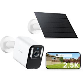 Anona Lucio 2.5K Security Camera Outdoor Battery Wireless with Solar Powered, Color Night Vision & 138° FOV, Multi-Object Detection, No Hub Needed, Two-Way Audio, IP67, 4 Pack in Saudi Arabia