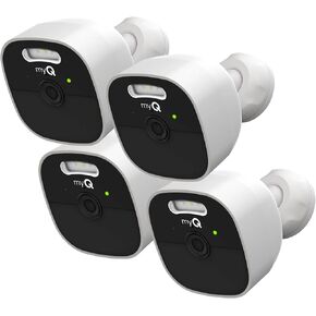 Chamberlain myQ Outdoor Battery Camera | 2K Camera, Color Night Vision, Spotlight, Motion Alerts, Live View with Two-Way Talk, Wireless, Weather-Resistant, Outdoor, White in Kuwait