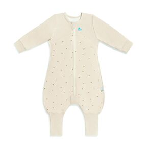 Love to Dream Long Sleeve Sleep Suit | Cotton, 2.5 TOG, 6–12M, Olive Bees | Warm Quilted Sleep Suit for Cool Nights | Long Sleeves & Footies, Easy-Change Zipper, 61-68 F in Kuwait