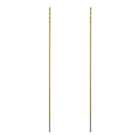 Greycore Tools 1/8 Inch x 6 Inch Cobalt Aircraft Extension Bit – 2 Pack M35 Cobalt Drill Bit, Industrial Titanium Coating – Drill Bits for Steel, Hard Metal, Cast Iron, Wood, Plastic (1/8" x 6") in Saudi Arabia