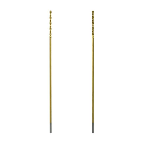 Greycore Tools 1/8 Inch x 6 Inch Cobalt Aircraft Extension Bit – 2 Pack M35 Cobalt Drill Bit, Industrial Titanium Coating – Drill Bits for Steel, Hard Metal, Cast Iron, Wood, Plastic (1/8" x 6") in Saudi Arabia