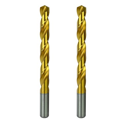 Greycore Tools 1/8 Inch x 6 Inch Cobalt Aircraft Extension Bit – 2 Pack M35 Cobalt Drill Bit, Industrial Titanium Coating – Drill Bits for Steel, Hard Metal, Cast Iron, Wood, Plastic (1/8" x 6") in Saudi Arabia